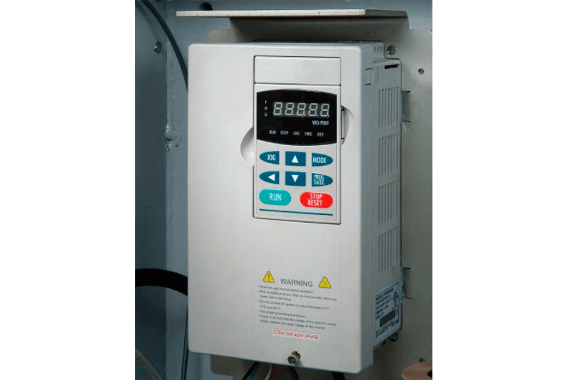 adjusted on the control panel