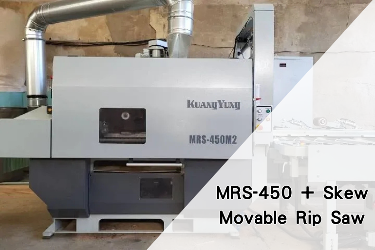 High-precision laser-guided ripping saw in action, ensuring accurate wood cutting and optimized material usage for modern woodworking production.